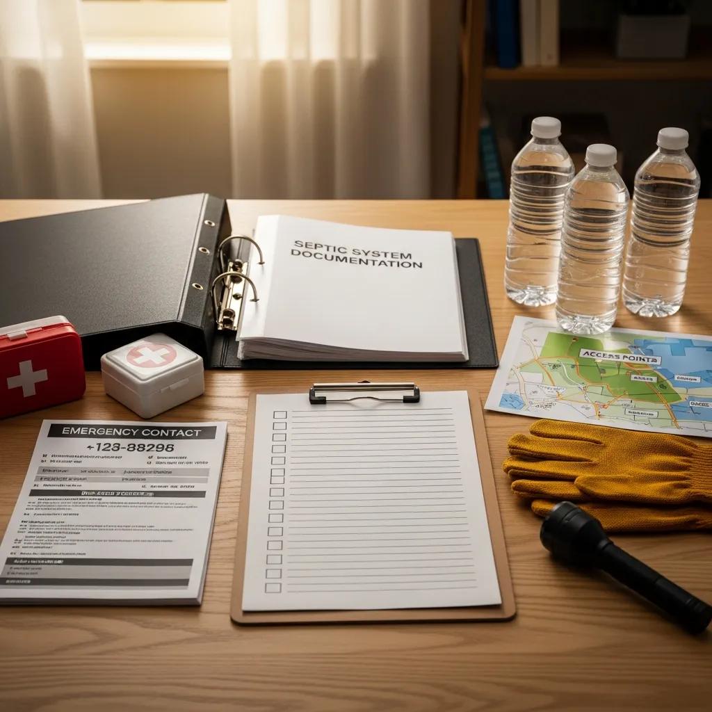 Septic System Emergency Preparedness: What to Do 4 Checklist and essential items for septic disaster preparedness plan